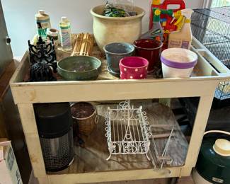 Garden cart, pots, planting / gardening products