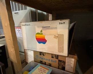 Vintage apple box