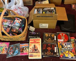 Vintage computer games, movies, gaming