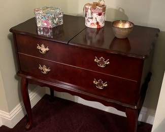 Beautiful accent table with storage