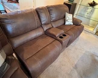 Recently purchased reclining sectional