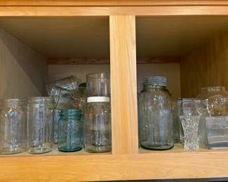 Vintage canning jars
