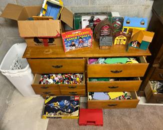 Legos, toys