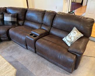 Recently purchased reclining sectional