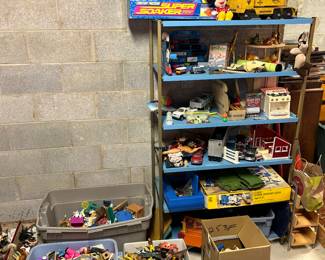 Tubs and tubs of vintage toys