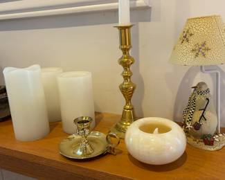 Candles and candle holders