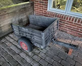 Garden cart for tractor