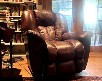 Leather, electric recliner