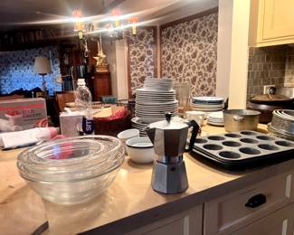 Tons of Kitchen supplies