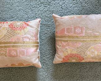 Vintage Pillows Hand-Made By Benjamin Green-Field, "Chicago's Mad Hatter."