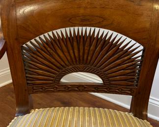 Set of 4 Antique Indochine Chairs. Each Measures 21" W x 22" D x 20" Seat Height. Photo 4 of 4.