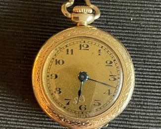 Gold Pocket Watch. Photo 2 of 2.
