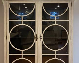 Nearly New Scout & Nimble Double Rhett Cabinet with Two Drawers and 4 Fixed Shelves. Measures 66"W x 19.5" D x 86" H. Photo 1 of 5.