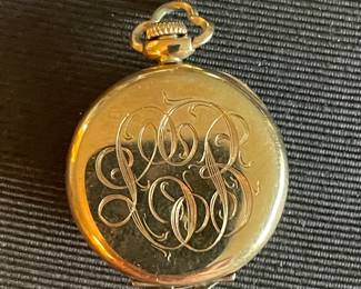 Gold Pocket Watch. Photo 1 of 2.