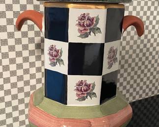 Mackenzie-Childs Lidded Canister.