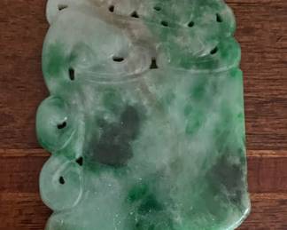 Decorative Piece of Jadeite (Burma).