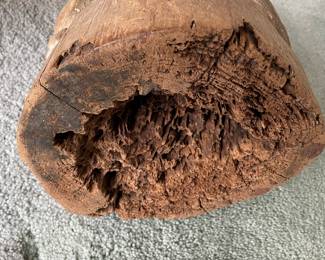 Carved Wood Tibetan Buddha. Photo 4 of 4.