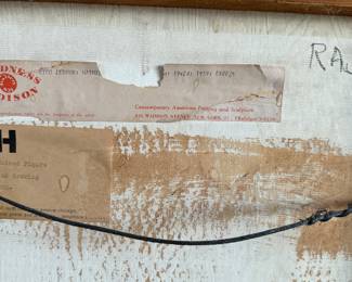 "Maimed Figure," Ink on Paper. Signed By Artist. Rico LeBrun. 1959. Measures 19" x 24" Without Frame. Photo 3 of 3.