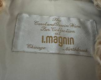 Vintage I. Magnin Curley Lamb Coat. Size M/L. Photo 2 of 2.