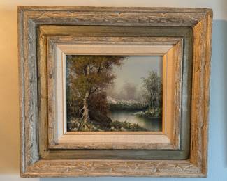 Oil On Canvas. Signed by Artist. Tedeschi. Photo 1 of 3.