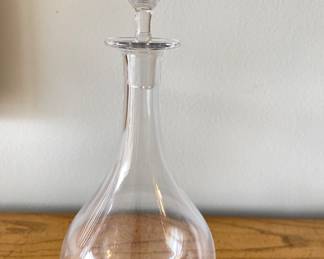 Baccarat Crystal Decanter.