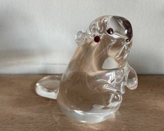 Steuben Beaver - 2 Available. One is Chipped. Photo 1 of 3.