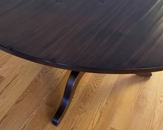 Gemelli Reproductions Wine Press Table (Michael-Cleary Showroom) Mahogany Occasional / Dining Pedestal Table. Measures 48" D x 30.5" H. Photo 2 of 3.