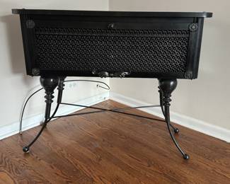 Antique Metal "Radiator" Console. Photo 1 of 4.