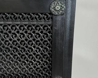 Antique Metal "Radiator" Console. Photo 4 of 4.