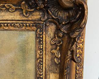 "The Wine Taster," Oil on Canvas. Orlando Greenwood. (Sourced From The Estate of Former Governor Jim Thompson.) Photo 2 of 5.