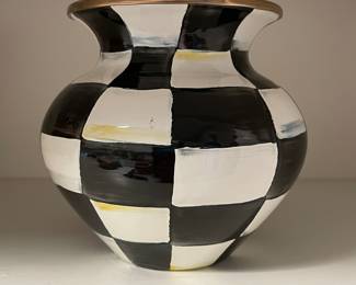 Mackenzie-Childs Courtly Check Vase. Photo 1 of 2.