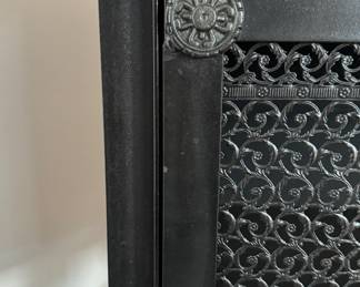 Antique Metal "Radiator" Console. Photo 3 of 4.