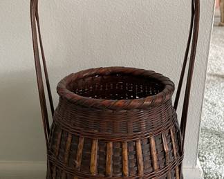 Set of Three Antique Japanese Ikebana Baskets. Photo 4 of 4.