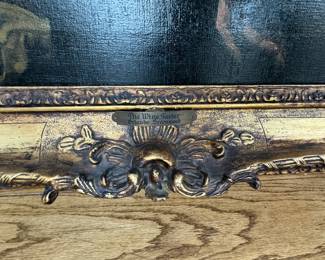 "The Wine Taster," Oil on Canvas. Orlando Greenwood. (Sourced From The Estate of Former Governor Jim Thompson.) Photo 3 of 5.