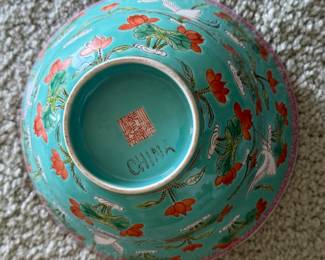 Antique Famille Rose Bowl. Photo 3 of 4.