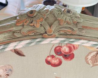 Pair of Interior Crafts French Provincial Fauteuil Arm Chairs. Each Measures 27" W x 23" D. Photo 2 of 5.