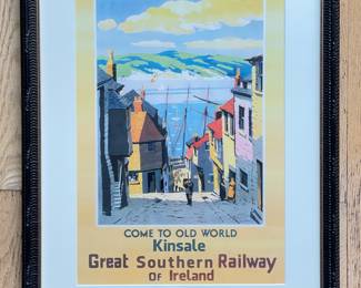 Vintage "Come To Old World Kindle Great Southern Railway of Ireland Poster." Measures 17" x 22". Photo 1 of 3.