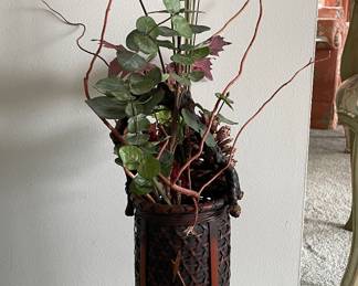 Set of Three Antique Japanese Ikebana Baskets. Photo 1 of 4.