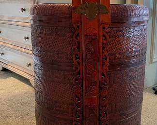 Antique Chinese Wedding Basket. Photo 3 of 3.