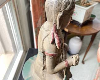 Bronze Tibetan Diety. Photo 3 of 3.