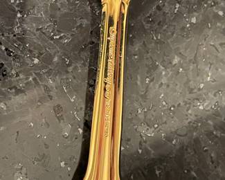 Towle Gold Plate Supreme Cutlery 5-Piece Place Setting for 8. Photo 2 of 2.