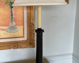 Metal Column-Style Table Lamp. Photo 1 of 2.