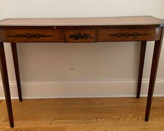 Antique Hall Table / Console. Measures 48" W x 19.5" D x 31.5" H. Photo 1 of 5.