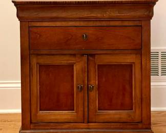 National Mt. Airy Bed Side Table. Measures 27" W x 15" D x 30" H. Photo 1 of 4.