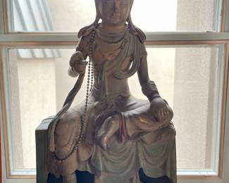 Bronze Tibetan Diety. Photo 1 of 3.