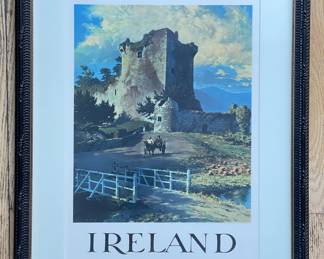 Vintage Ireland Travel Poster. Measures 17" x 22". Photo 3 of 3.