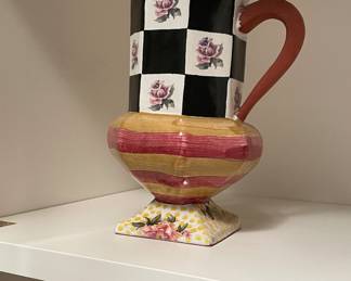 Mackenzie-Childs Vase.