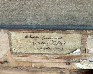 "The Wine Taster," Oil on Canvas. Orlando Greenwood. (Sourced From The Estate of Former Governor Jim Thompson.) Photo 5 of 5.