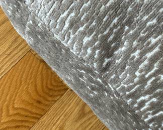 Duralee Sectional Sofa Upholstered in Chenille Fabric. Measures 98” x 98” x 38” D. Nearly New. Photo 4 of 5.