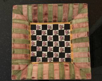 Mackenzie-Childs Platter - 2 Sizes Available: 12" x 12"; 9.5" x 9.5". Photo 2 of 2.